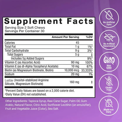 GLP-1 Hair Growth Accelerator Soft Chews